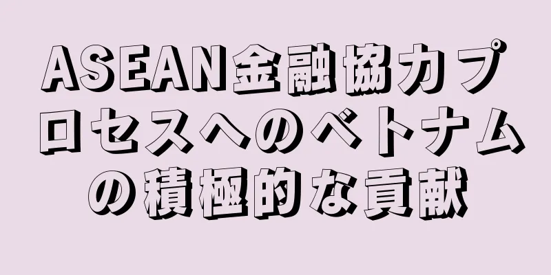 ASEAN金融協力プロセスへのベトナムの積極的な貢献