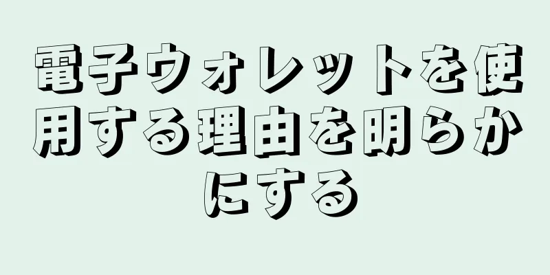 電子ウォレットを使用する理由を明らかにする