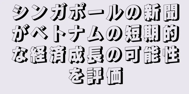 シンガポールの新聞がベトナムの短期的な経済成長の可能性を評価