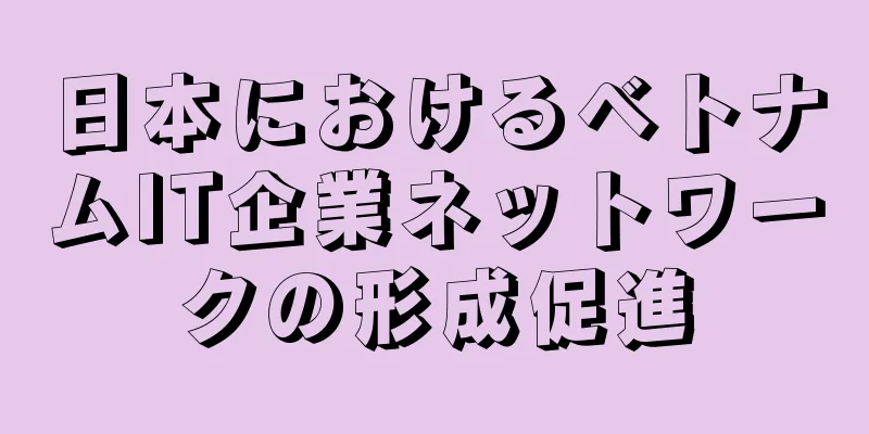 日本におけるベトナムIT企業ネットワークの形成促進