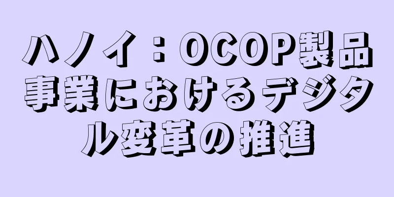 ハノイ：OCOP製品事業におけるデジタル変革の推進