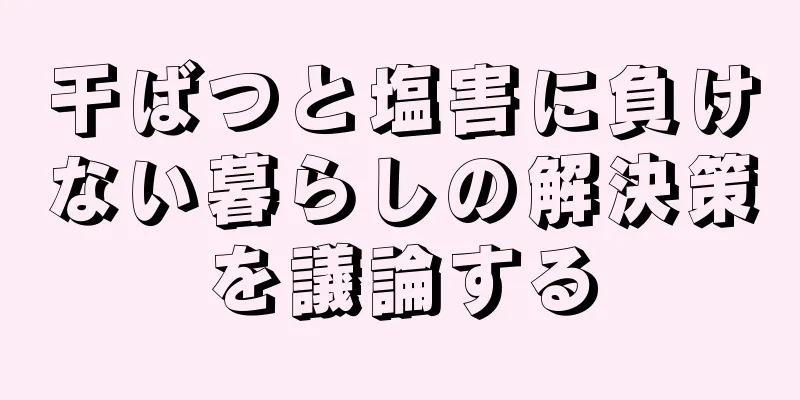干ばつと塩害に負けない暮らしの解決策を議論する