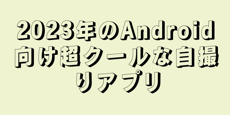 2023年のAndroid向け超クールな自撮りアプリ