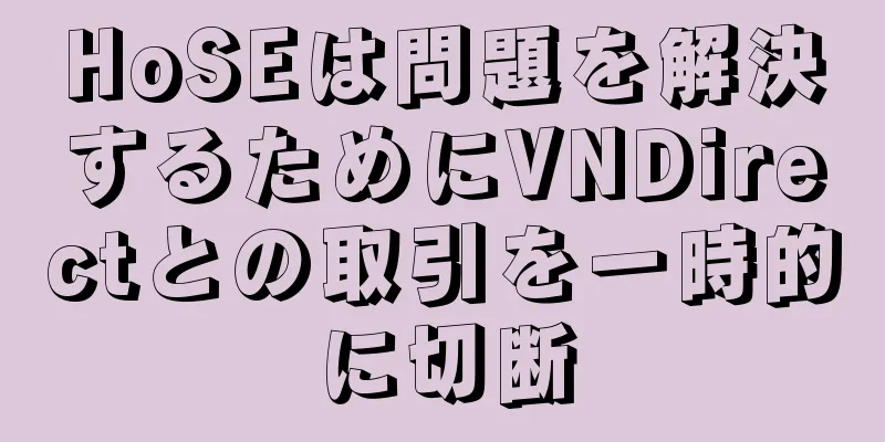 HoSEは問題を解決するためにVNDirectとの取引を一時的に切断
