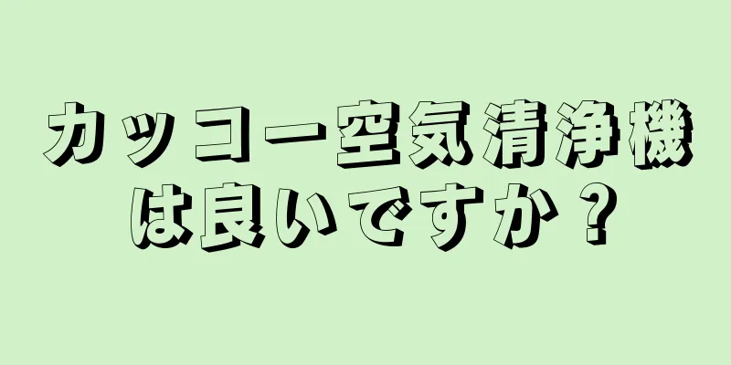 カッコー空気清浄機は良いですか？