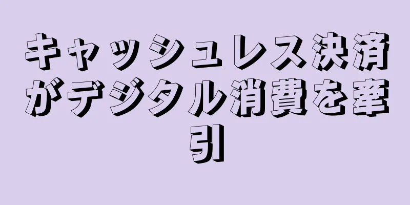 キャッシュレス決済がデジタル消費を牽引