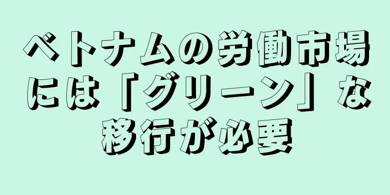 ベトナムの労働市場には「グリーン」な移行が必要