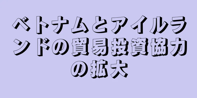 ベトナムとアイルランドの貿易投資協力の拡大