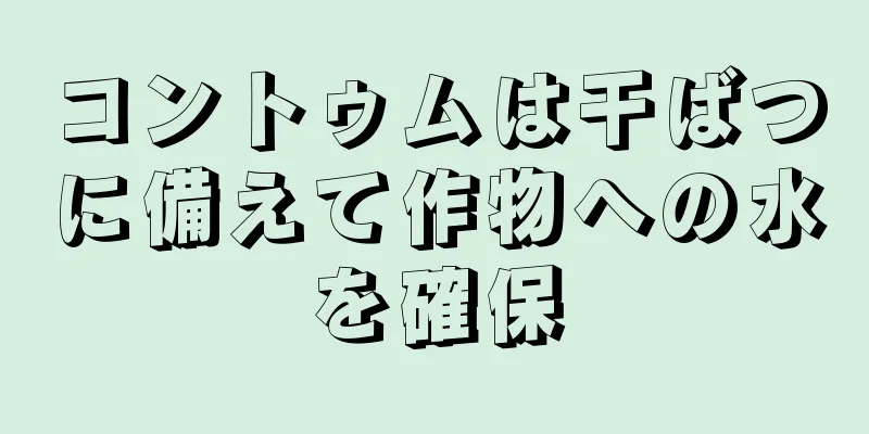 コントゥムは干ばつに備えて作物への水を確保