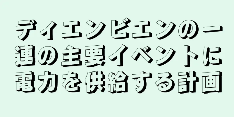 ディエンビエンの一連の主要イベントに電力を供給する計画