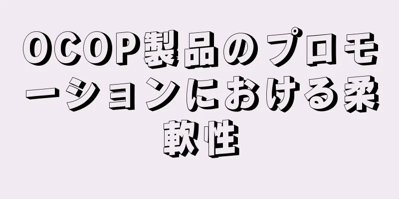 OCOP製品のプロモーションにおける柔軟性