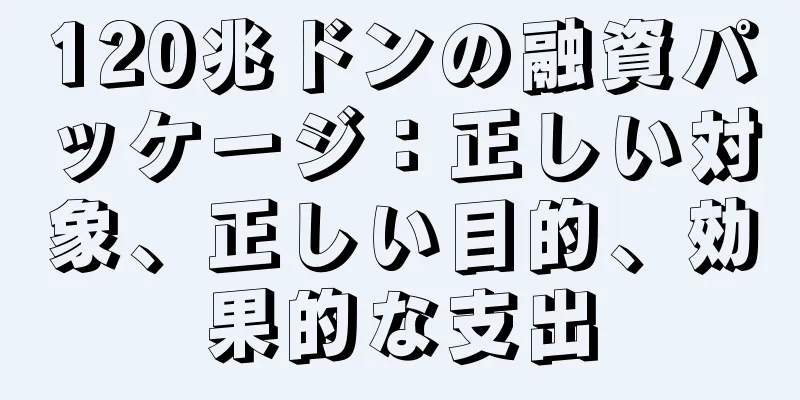 120兆ドンの融資パッケージ：正しい対象、正しい目的、効果的な支出