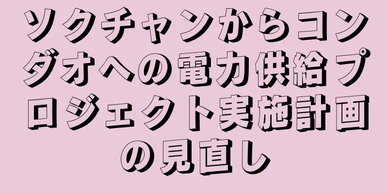 ソクチャンからコンダオへの電力供給プロジェクト実施計画の見直し