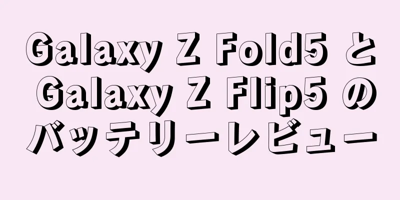 Galaxy Z Fold5 と Galaxy Z Flip5 のバッテリーレビュー