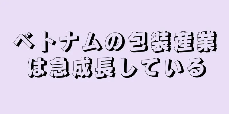 ベトナムの包装産業は急成長している