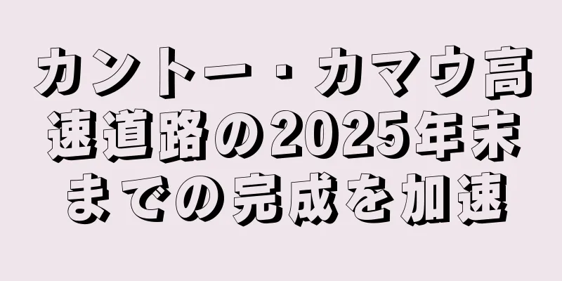 カントー・カマウ高速道路の2025年末までの完成を加速
