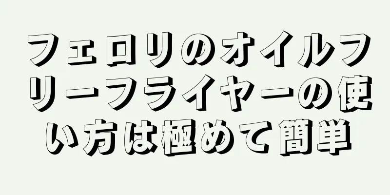 フェロリのオイルフリーフライヤーの使い方は極めて簡単