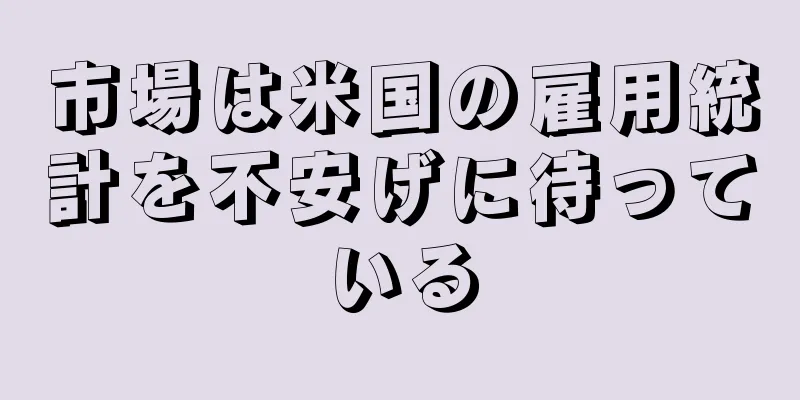 市場は米国の雇用統計を不安げに待っている