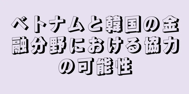 ベトナムと韓国の金融分野における協力の可能性