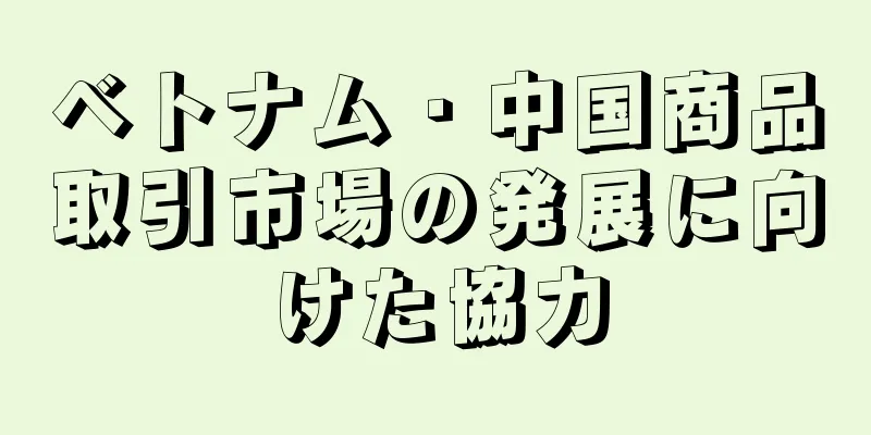 ベトナム・中国商品取引市場の発展に向けた協力