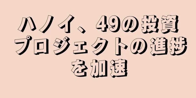 ハノイ、49の投資プロジェクトの進捗を加速