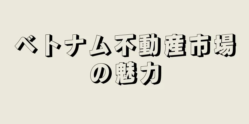 ベトナム不動産市場の魅力
