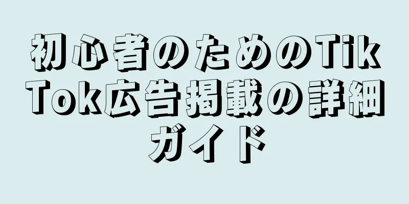 初心者のためのTikTok広告掲載の詳細ガイド