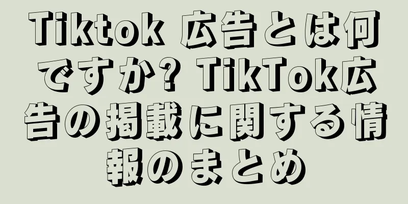 Tiktok 広告とは何ですか? TikTok広告の掲載に関する情報のまとめ