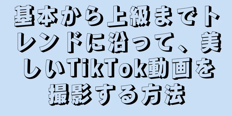 基本から上級までトレンドに沿って、美しいTikTok動画を撮影する方法