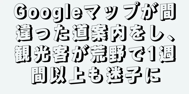 Googleマップが間違った道案内をし、観光客が荒野で1週間以上も迷子に