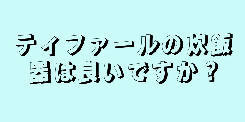 ティファールの炊飯器は良いですか？
