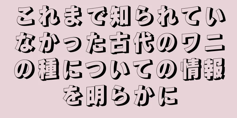 これまで知られていなかった古代のワニの種についての情報を明らかに
