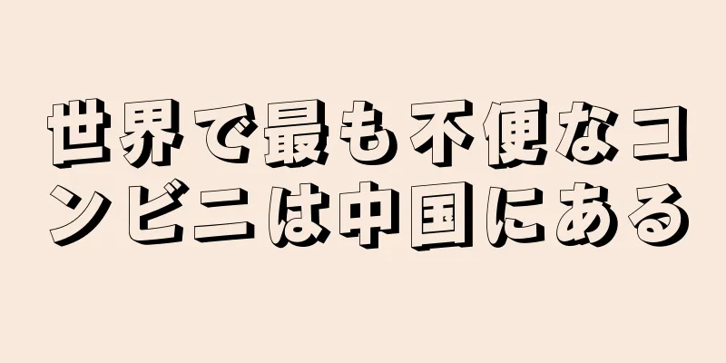 世界で最も不便なコンビニは中国にある