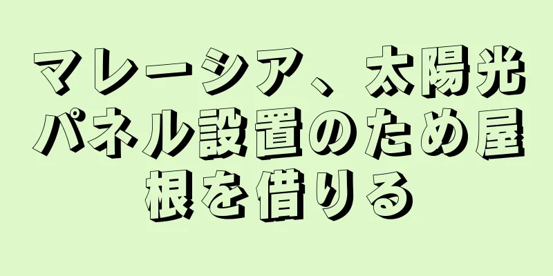 マレーシア、太陽光パネル設置のため屋根を借りる