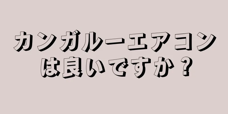 カンガルーエアコンは良いですか？