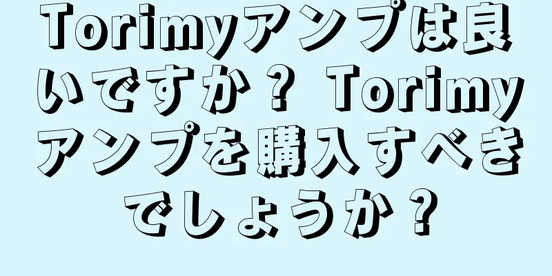 Torimyアンプは良いですか？ Torimyアンプを購入すべきでしょうか？