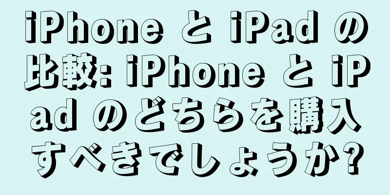 iPhone と iPad の比較: iPhone と iPad のどちらを購入すべきでしょうか?