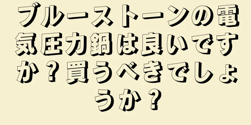 ブルーストーンの電気圧力鍋は良いですか？買うべきでしょうか？