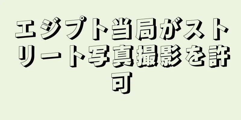 エジプト当局がストリート写真撮影を許可