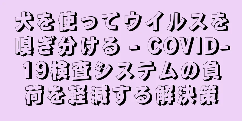 犬を使ってウイルスを嗅ぎ分ける - COVID-19検査システムの負荷を軽減する解決策
