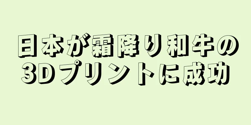 日本が霜降り和牛の3Dプリントに成功