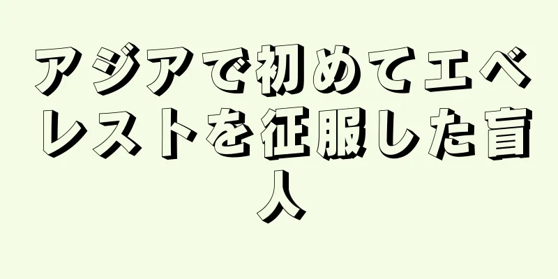 アジアで初めてエベレストを征服した盲人