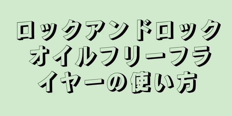 ロックアンドロック オイルフリーフライヤーの使い方