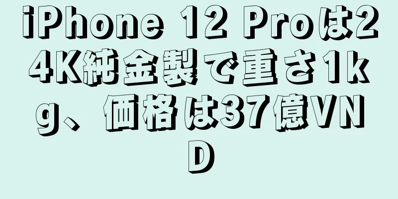 iPhone 12 Proは24K純金製で重さ1kg、価格は37億VND