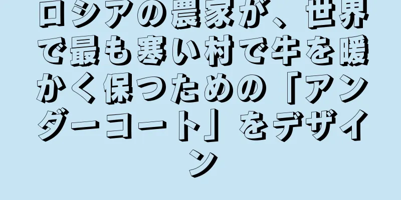 ロシアの農家が、世界で最も寒い村で牛を暖かく保つための「アンダーコート」をデザイン