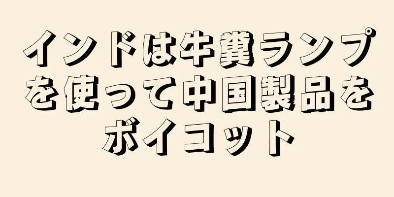 インドは牛糞ランプを使って中国製品をボイコット