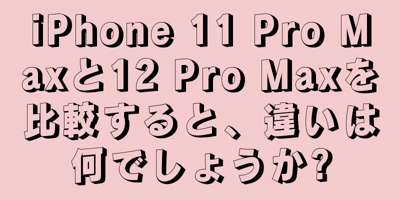 iPhone 11 Pro Maxと12 Pro Maxを比較すると、違いは何でしょうか?