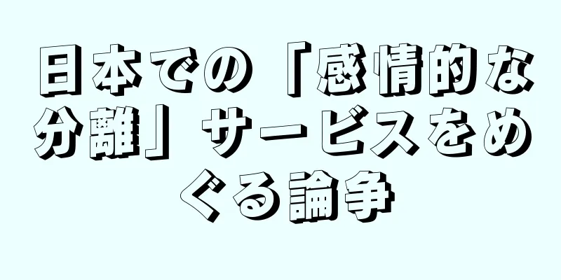 日本での「感情的な分離」サービスをめぐる論争
