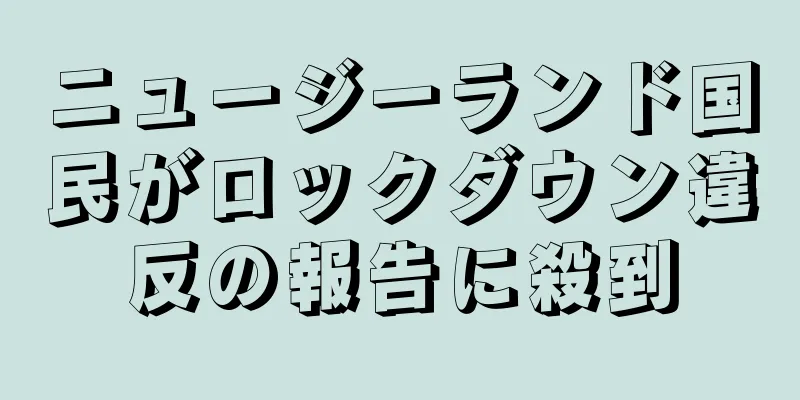 ニュージーランド国民がロックダウン違反の報告に殺到