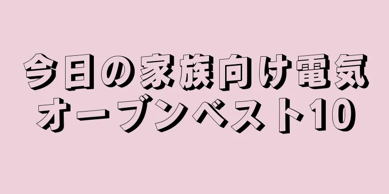 今日の家族向け電気オーブンベスト10